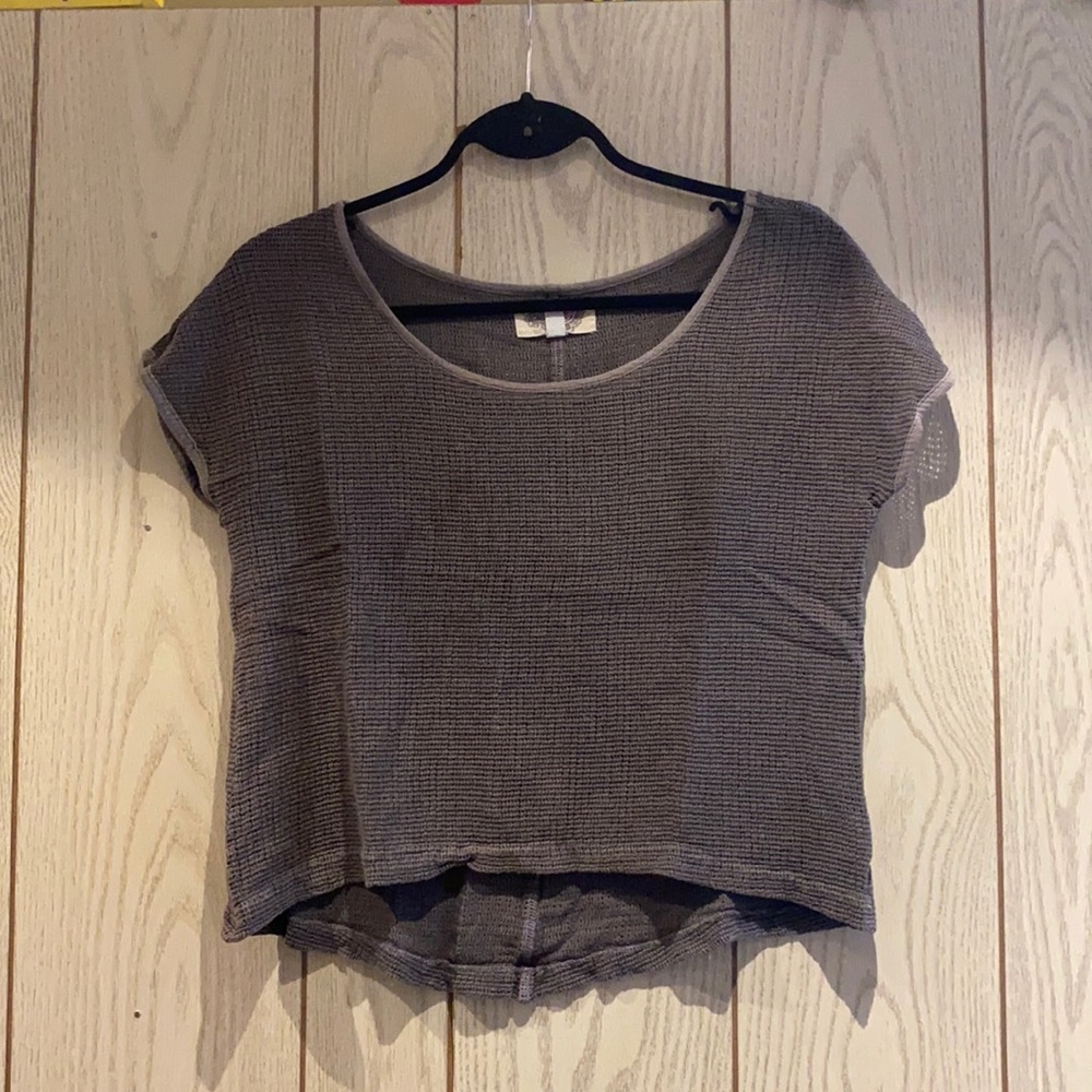 Lightweight tshirt in grey/brown